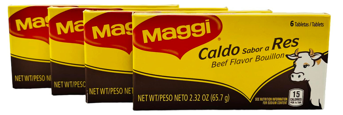 Product image of Maggi Bouillon Tablets Beef Flavor 6 ct Pack of 4