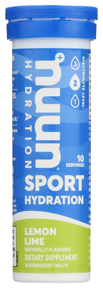 Product image of Nuun Active Lemon+Lime Electrolyte Enhanced Drink Tablets 10 servings Pack of 6