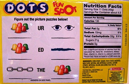 Product image of Dot's Homestyle Pretzels Assorted Flavors Gumdrops Candy 6.5 oz 6.5 oz Pack of 6