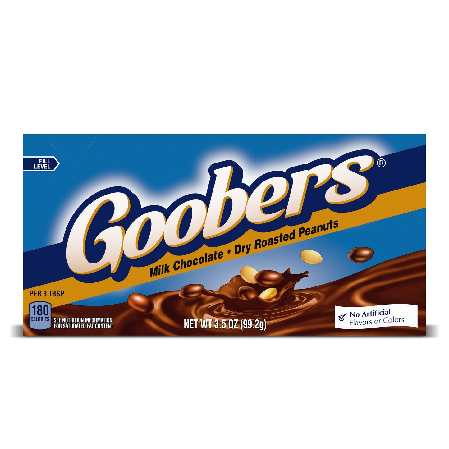 Product image of Goobers Roasted Peanuts and Milk Chocolate Movie Theater Candy Box Bulk 3.5 oz 3.5 oz Pack of 15