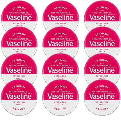 Product image of Vaseline Lip Balm Rosy Lips 0.7 oz 0.7 oz Pack of 12