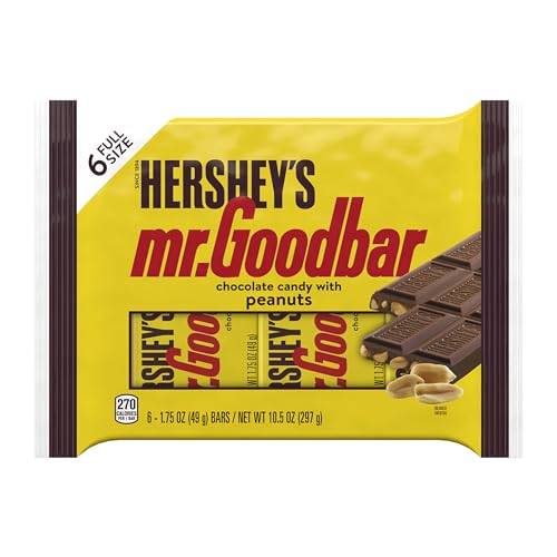 Product image of HERSHEY'S MR. GOODBAR Chocolate Peanuts Candy Bars 1.75 oz 1.75 oz Pack of 6