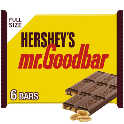 Product image of HERSHEY'S MR. GOODBAR Chocolate Peanuts Candy Bars 1.75 oz 1.75 oz Pack of 6
