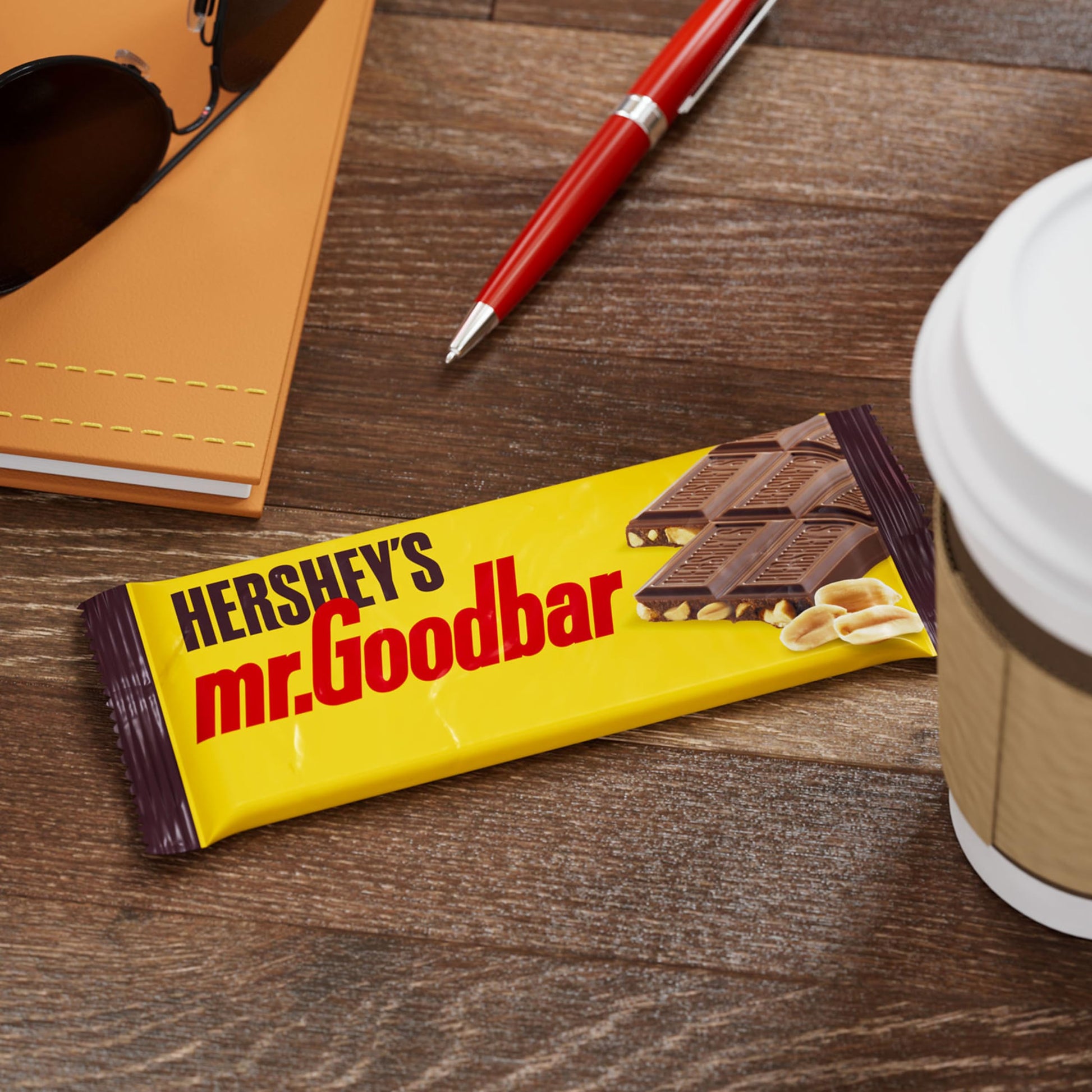 Product image of HERSHEY'S MR. GOODBAR Chocolate Peanuts Candy Bars 1.75 oz 1.75 oz Pack of 6