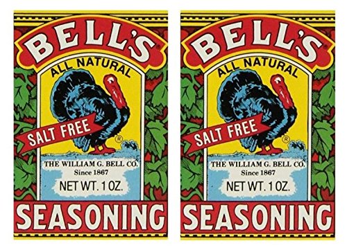 Product image of BELL'S All Natural Seasoning Salt-Free Poultry Blend Box Gluten-Free Kosher Non-GMO 1 oz 1 oz Pack of 2