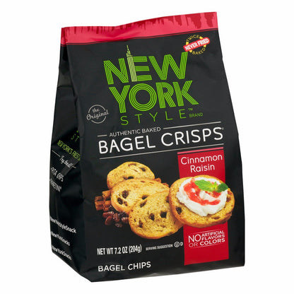 Product image of New York Style Bagel Crisps Cinnamon Raisin Party Snacks 7.2 oz 7.2 oz Pack of 3