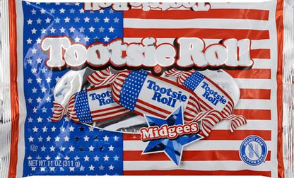 Product image of Tootsie Roll Midgees Flag Red White and Blue Packaging Bag 11 oz 11 oz