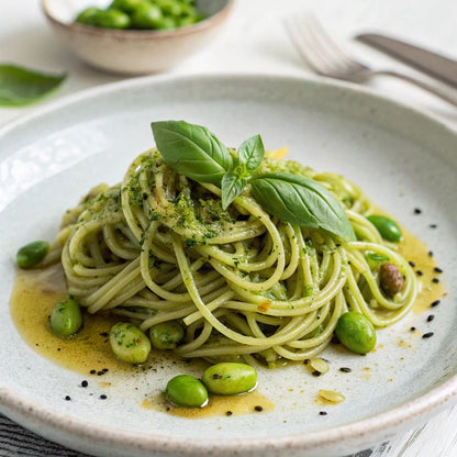 Product image of EXPLORE CUISINE Organic Edamame Spaghetti High in Plant-Based Protein Non-GMO Gluten Free Vegan Kosher 8