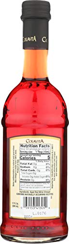 Product image of COLAVITA Red Wine Vinegar Glass Bottle 17 fl oz 17 fl oz Pack of 2