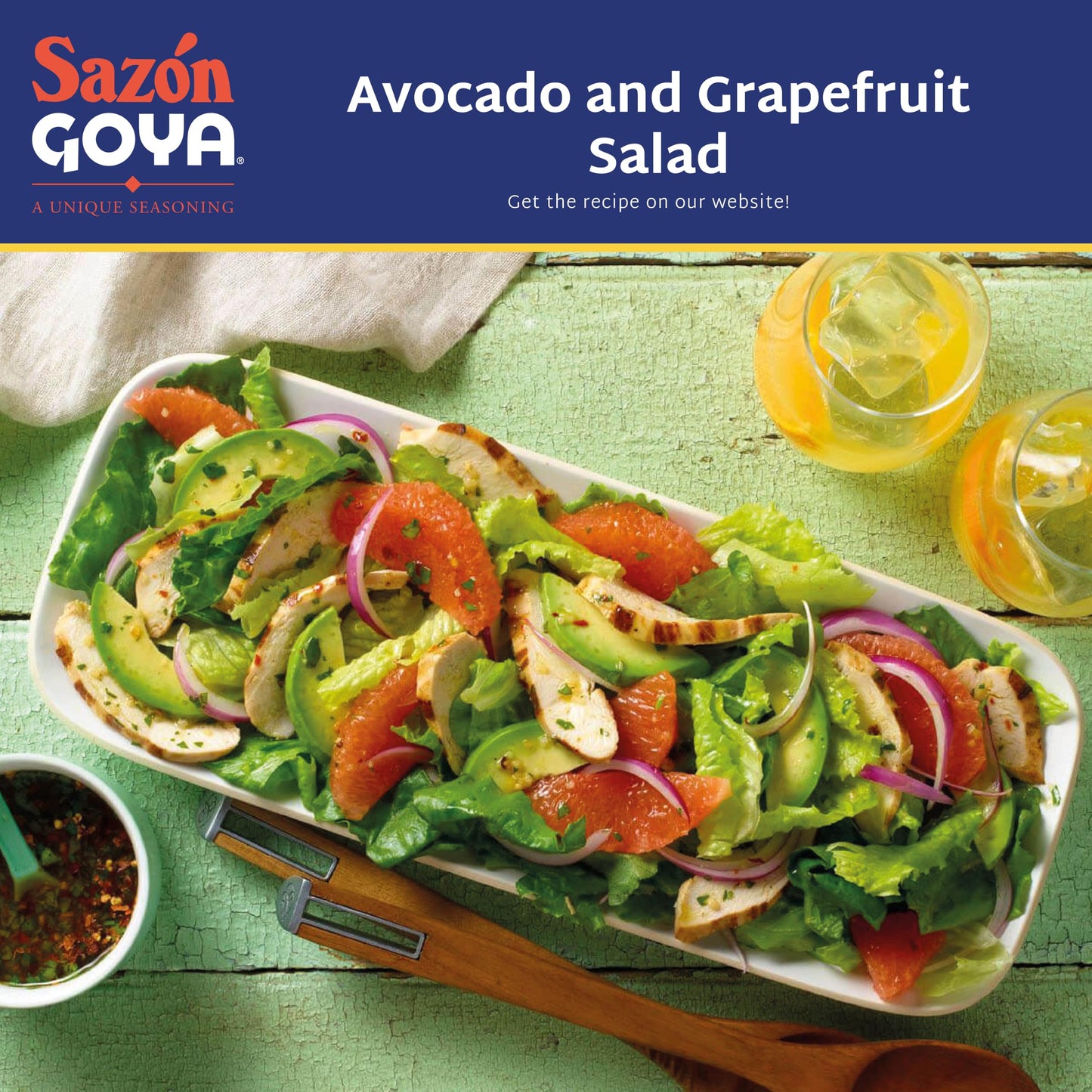 Product image of Goya Sazon Natural and Complete Low Sodium Latin Spice Blend All Purpose Mexican Seasoning No Salt Added