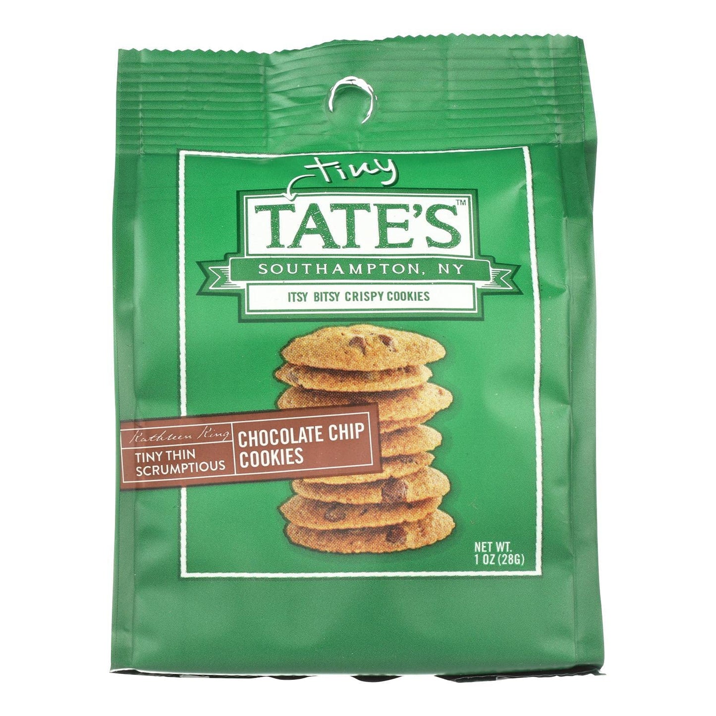 Product image of Tate's Bake Shop Chocolate Chip Cookies Bite Size 1 oz 1 oz Pack of 12