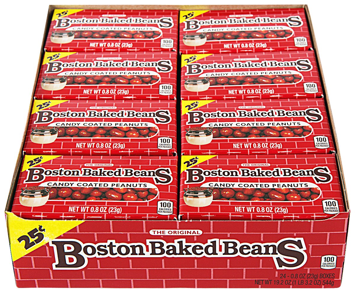 Product image of Boston Baked Beans Candy Coated Peanuts 0.8 oz 0.8 oz Pack of 24