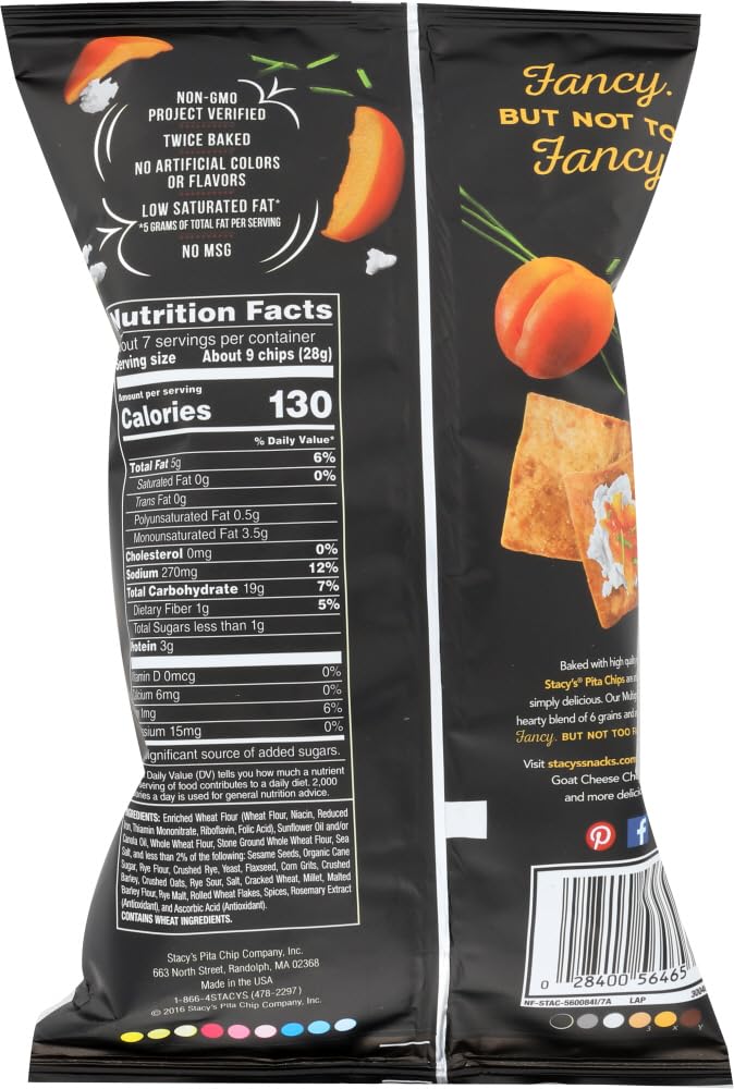 Product image of Stacy's Multigrain Pita Chips Bag 7.33 oz 7.33 oz Pack of 3