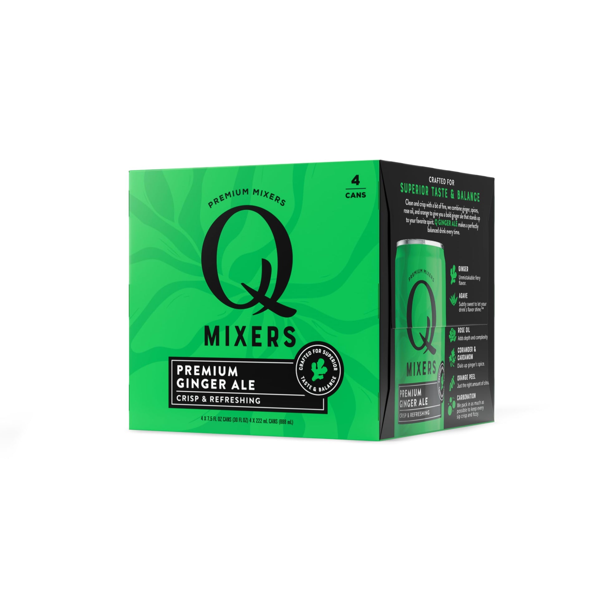 Product image of Q MIXERS Ginger Ale Premium Cocktail Mixer 7.5 oz 7.5 oz Pack of 12