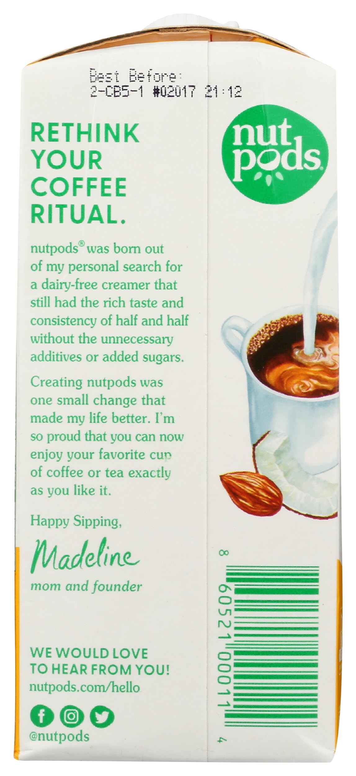 Product image of Nut Pods Dairy Free Original Creamer 11.2 fl oz 11.2 fl oz