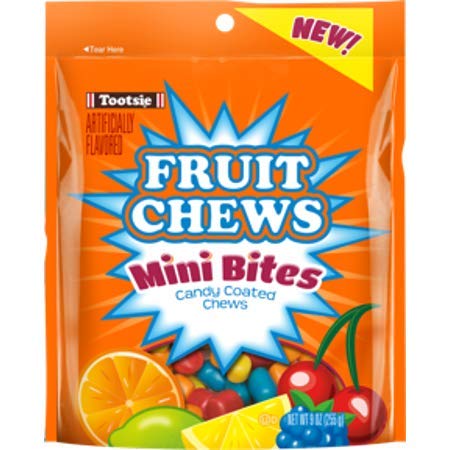 Product image of Tootsie Roll Pops Fruit Chews Mini Bites Candy Coated 9 oz 9 oz