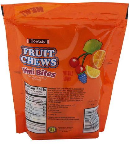 Product image of Tootsie Roll Pops Fruit Chews Mini Bites Candy Coated 9 oz 9 oz