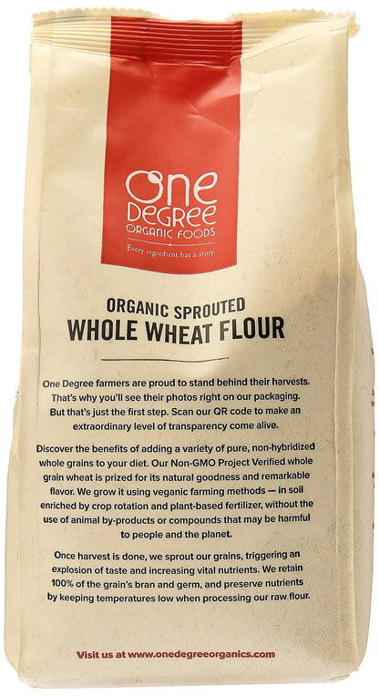 Product image of One Degree Organic Foods Organic Sprouted Whole Wheat Flour 32 oz 32 oz