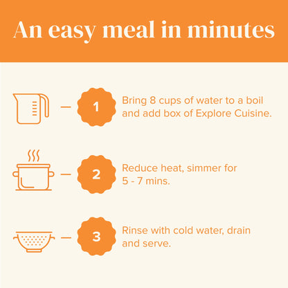 Product image of EXPLORE CUISINE Organic Edamame and Mung Bean Fettuccine Gluten Free Vegan Kosher Non-GMO High in