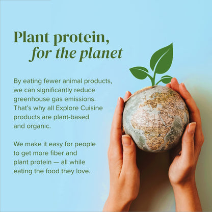 Product image of EXPLORE CUISINE Organic Edamame and Mung Bean Fettuccine Gluten Free Vegan Kosher Non-GMO High in