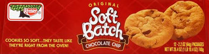 Product image of Keebler Soft Batch Cookies Chocolate Chip Pouches 2.2 oz 2.2 oz Pack of 12