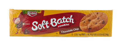 Product image of Keebler Soft Batch Cookies Chocolate Chip Pouches 2.2 oz 2.2 oz Pack of 12