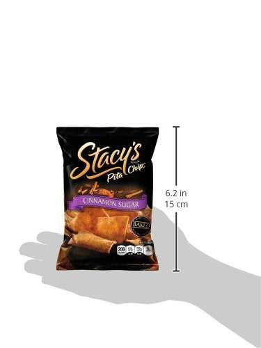 Product image of Stacy's Cinnamon Sugar Flavored Pita Chips 7.33 oz 7.33 oz Pack of 3