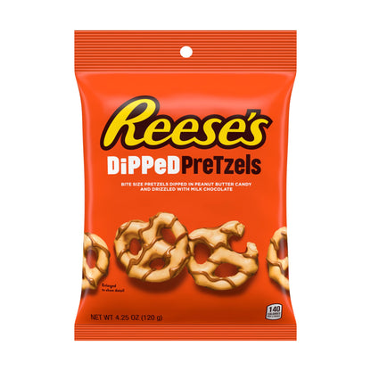 Product image of Reese's Dipped Pretzels Chocolate Covered Snack 4.25 oz 4.25 oz