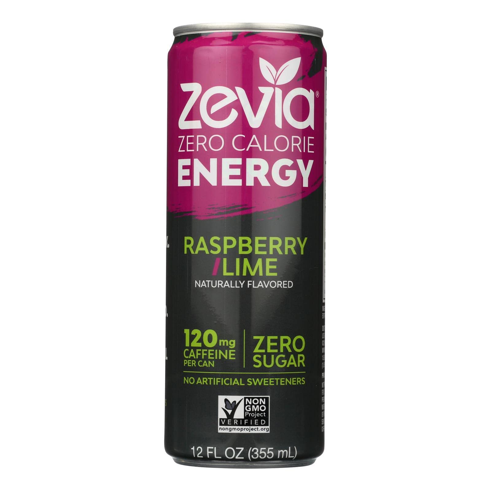 Product image of Zevia Energy Drink Raspberry Lime Flavor Pack of 12