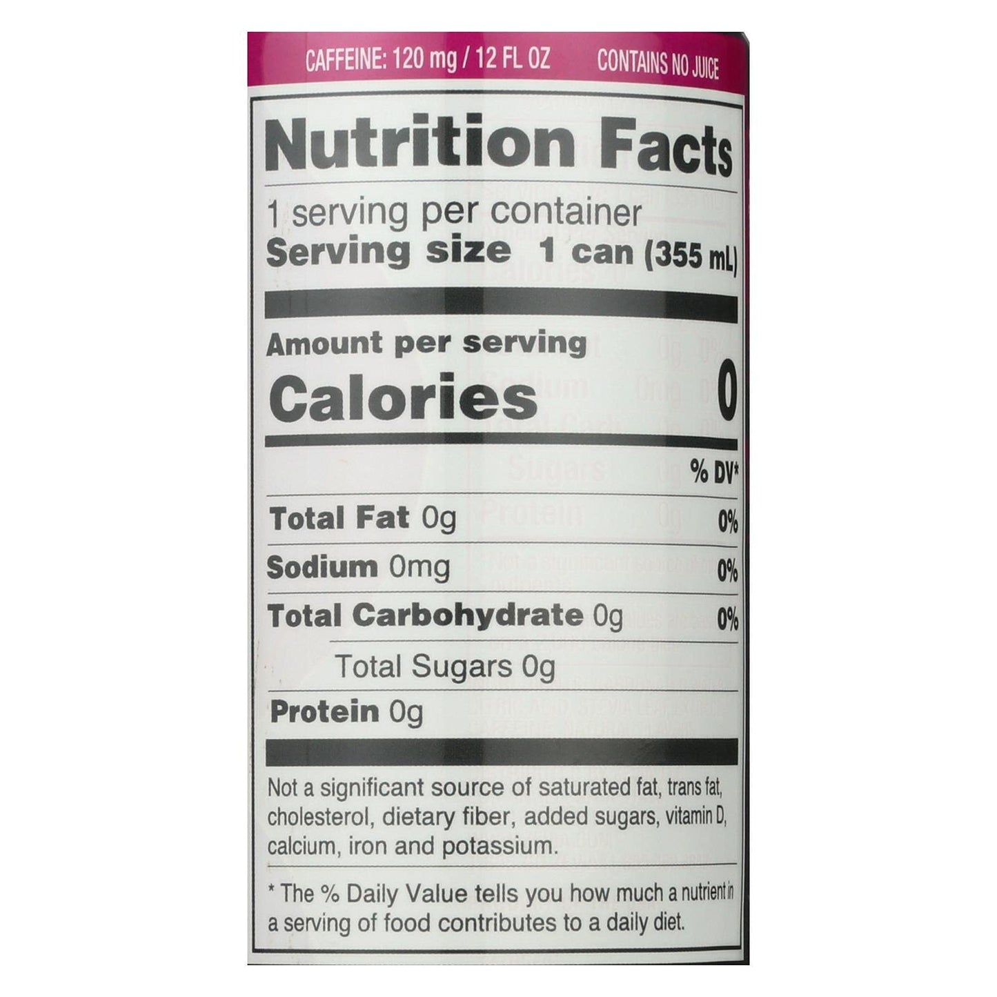 Product image of Zevia Energy Drink Raspberry Lime Flavor Pack of 12