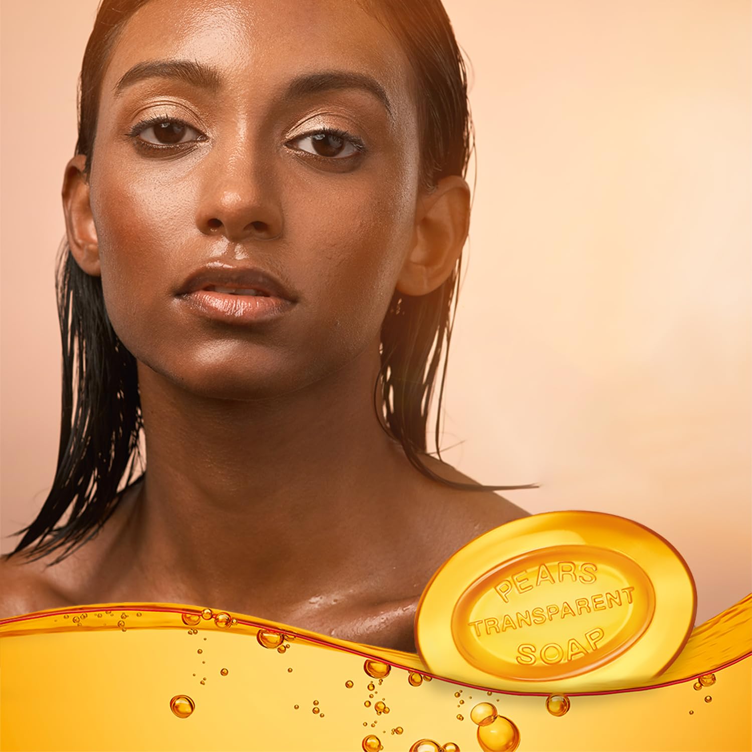 Product image of Pears Glycerin Soap Transparent Amber Pure and Gentle Cleanser Natural Oils Each 4.4 oz 3 bars 4.4 oz