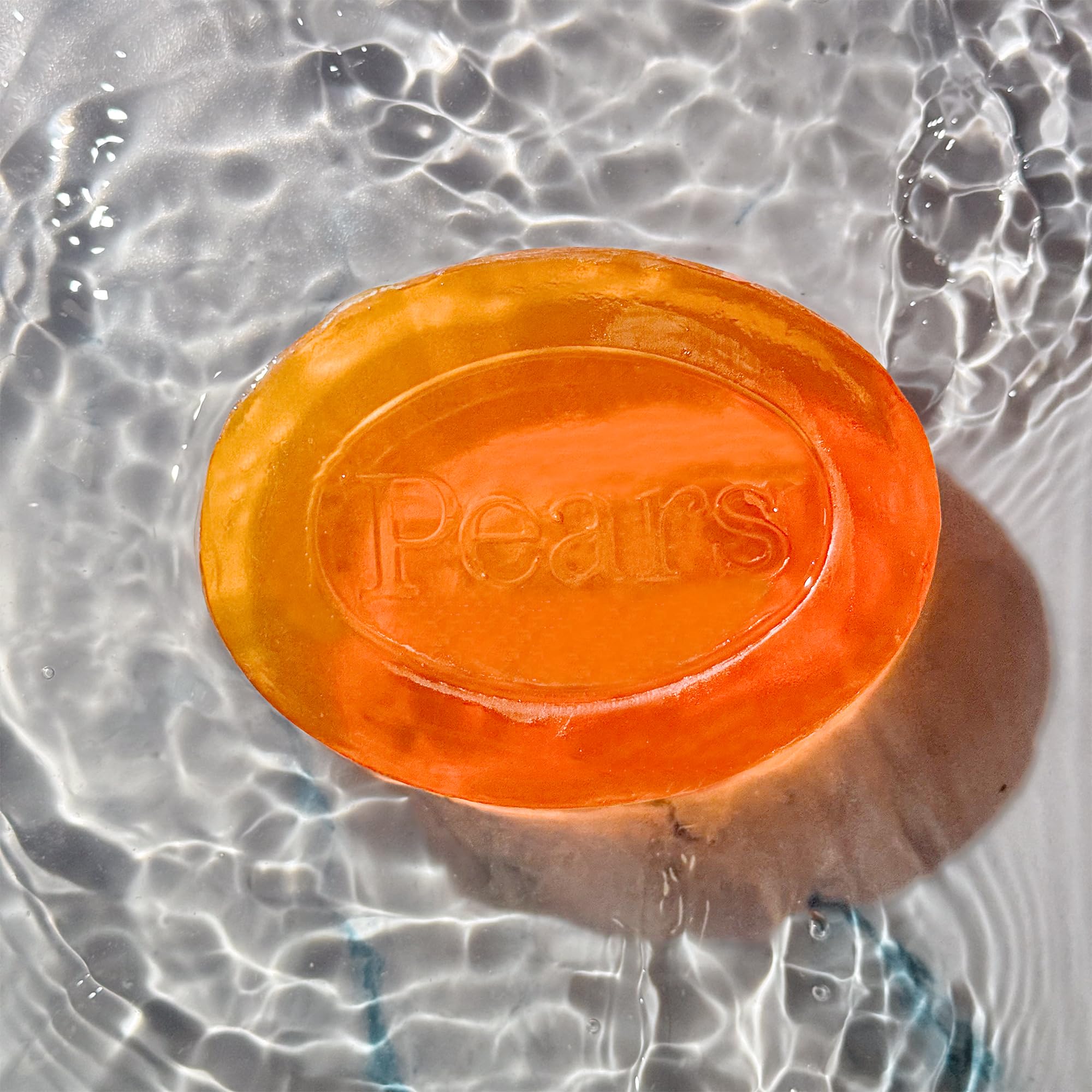 Product image of Pears Glycerin Soap Transparent Amber Pure and Gentle Cleanser Natural Oils Each 4.4 oz 3 bars 4.4 oz