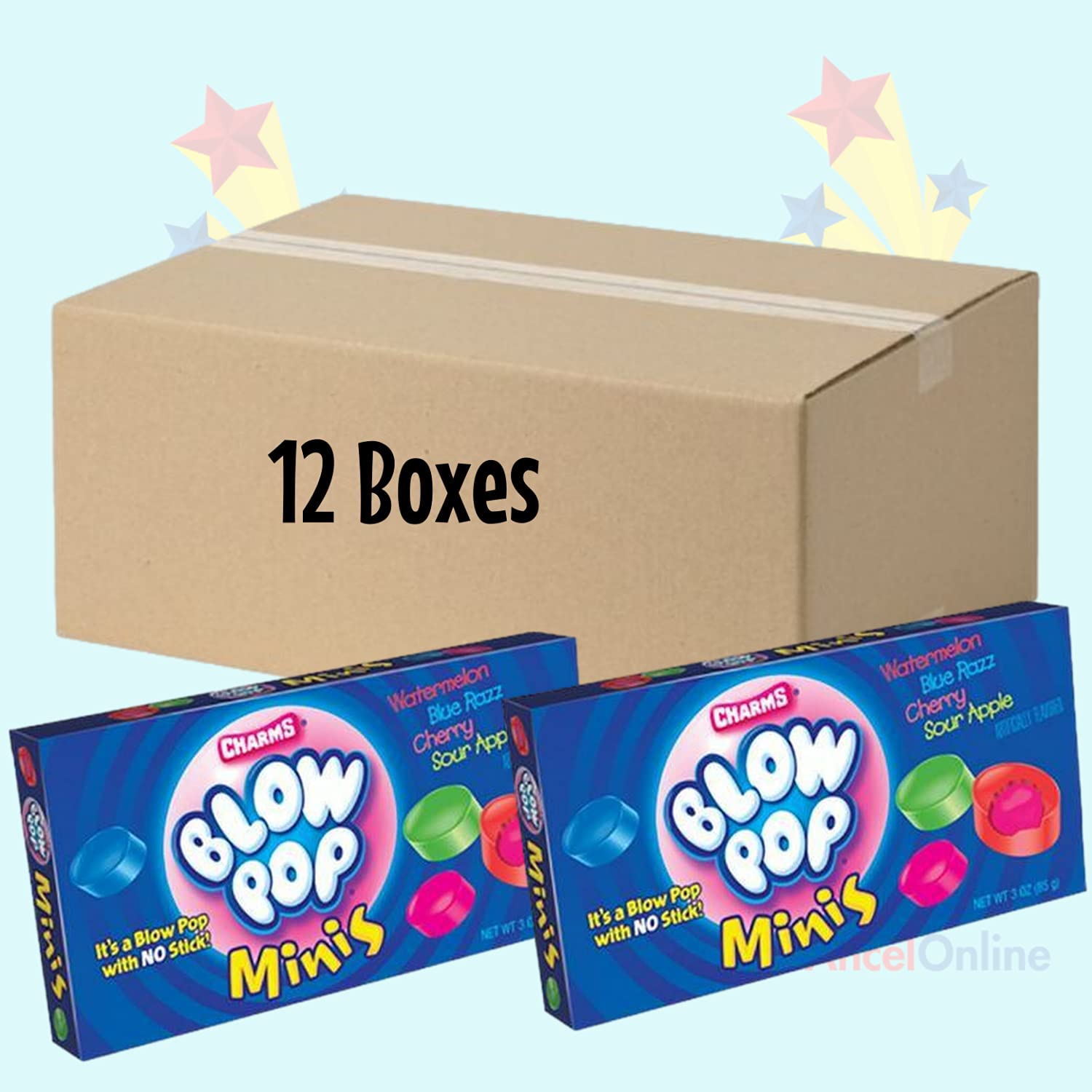 Product image of Charms Blow Pops Minis Theater Box 3.5 oz 3.5 oz Pack of 12