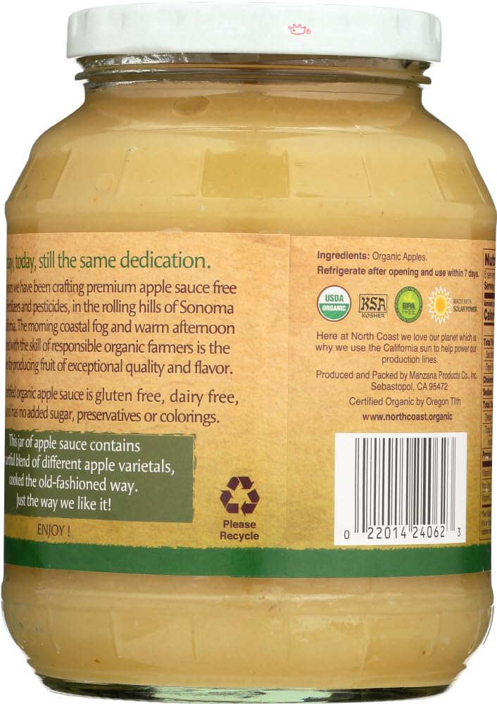 Product image of North Coast Organic Applesauce Jar 24 oz 24 oz