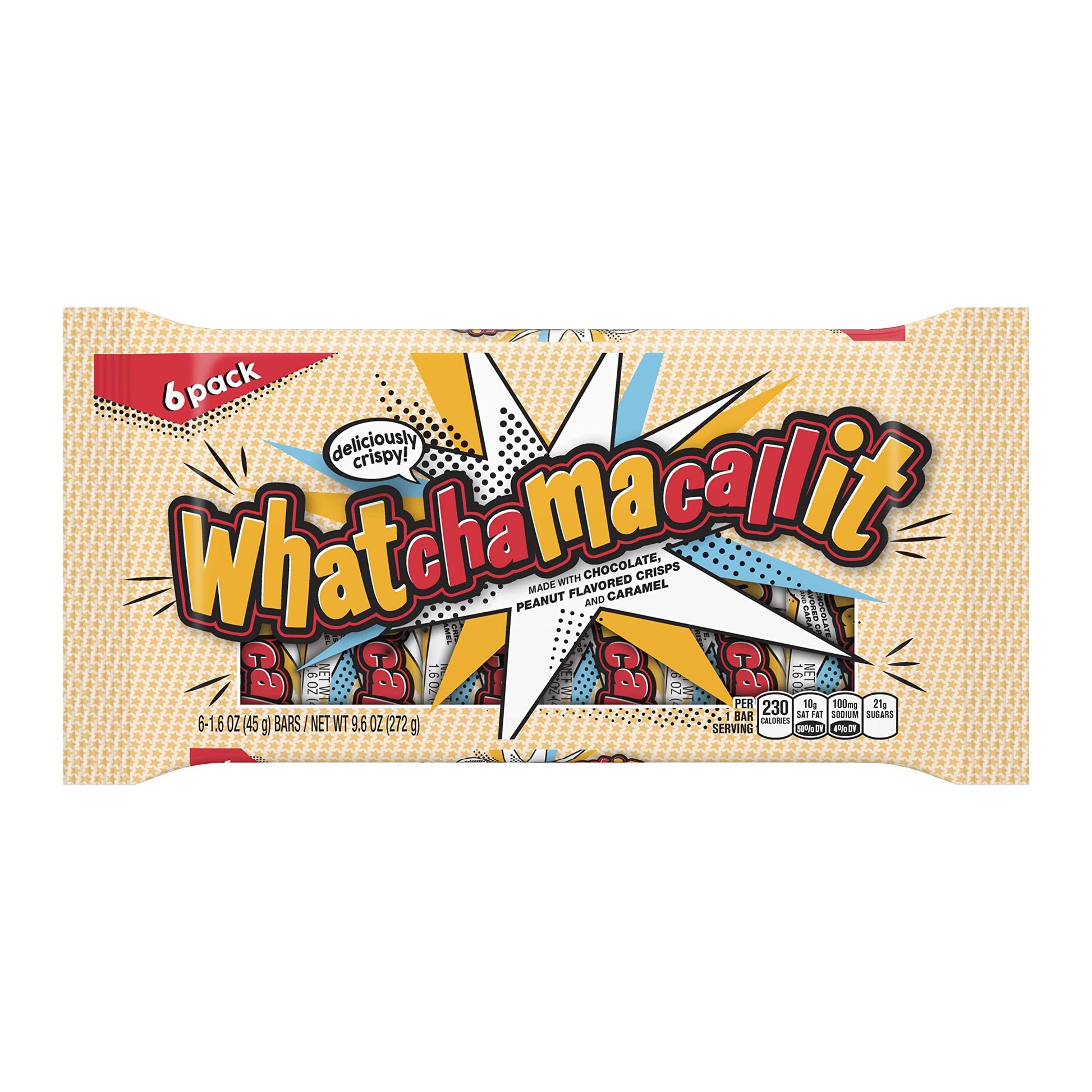 Product image of Whatchamacallit Chocolate Bars 1.6 oz 1.6 oz Pack of 6