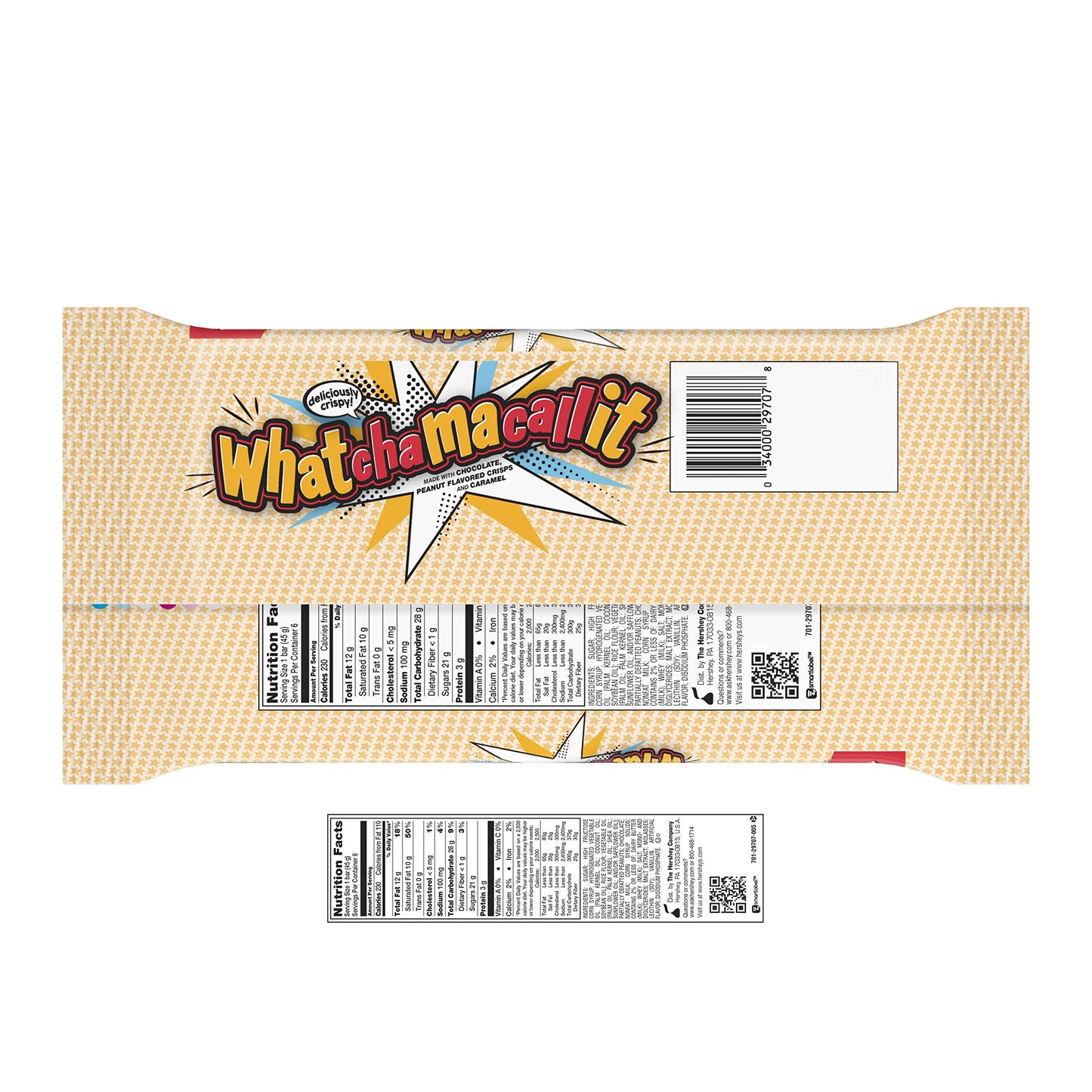 Product image of Whatchamacallit Chocolate Bars 1.6 oz 1.6 oz Pack of 6