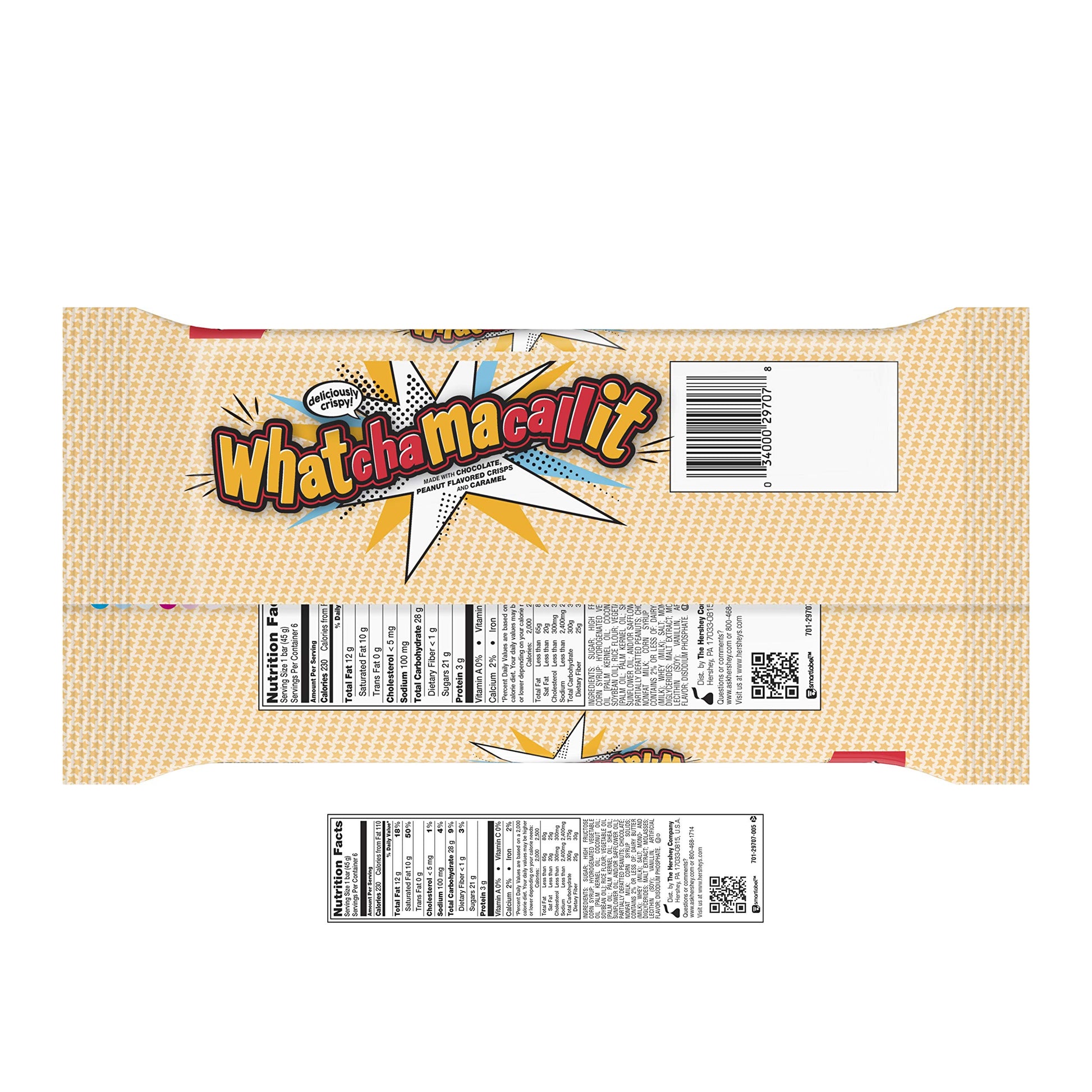 Product image of Whatchamacallit Chocolate Bars 1.6 oz 1.6 oz Pack of 6
