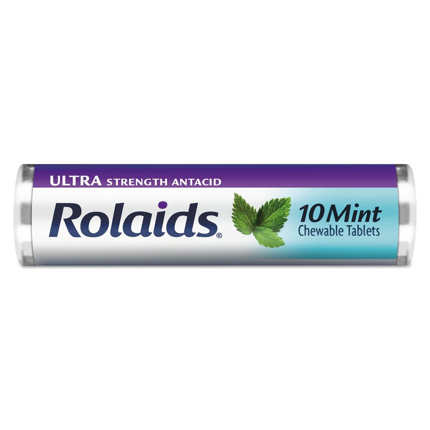 Product image of Rolaids Ultra Strength Antacid Chewable Tablets Mint 10 Tablets per Roll Pack of 12