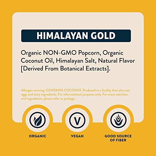 Product image of LesserEvil Organic Popcorn Himalayan Gold 0.88 oz 0.88 oz Pack of 18