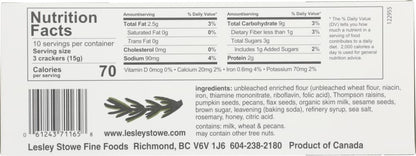 Product image of Raincoast Crisps Rosemary Raisin Pecan Crisps 5.3 oz 5.3 oz