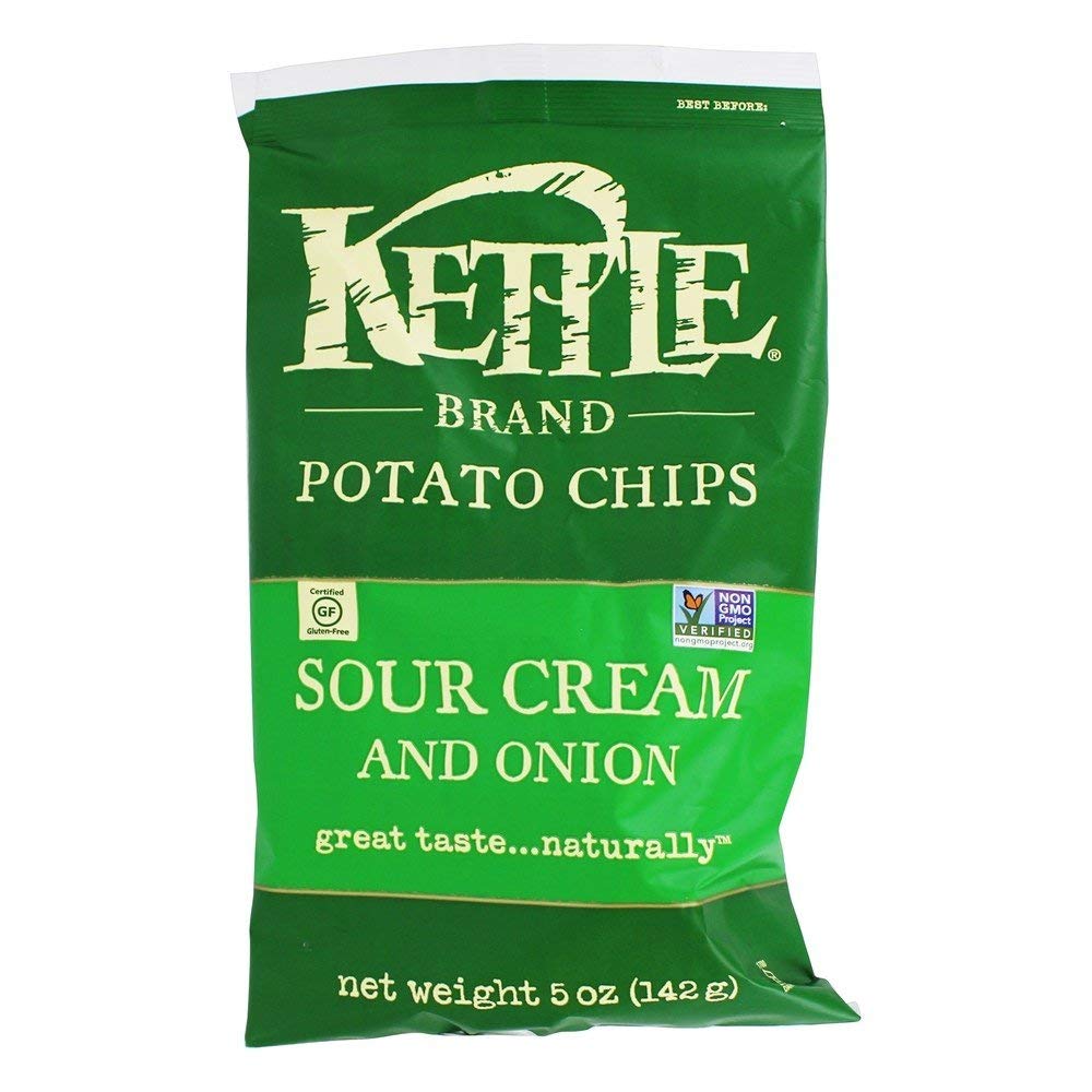 Product image of Kettle Heroes Potato Chips Sour Cream and Onion 5 oz 5 oz