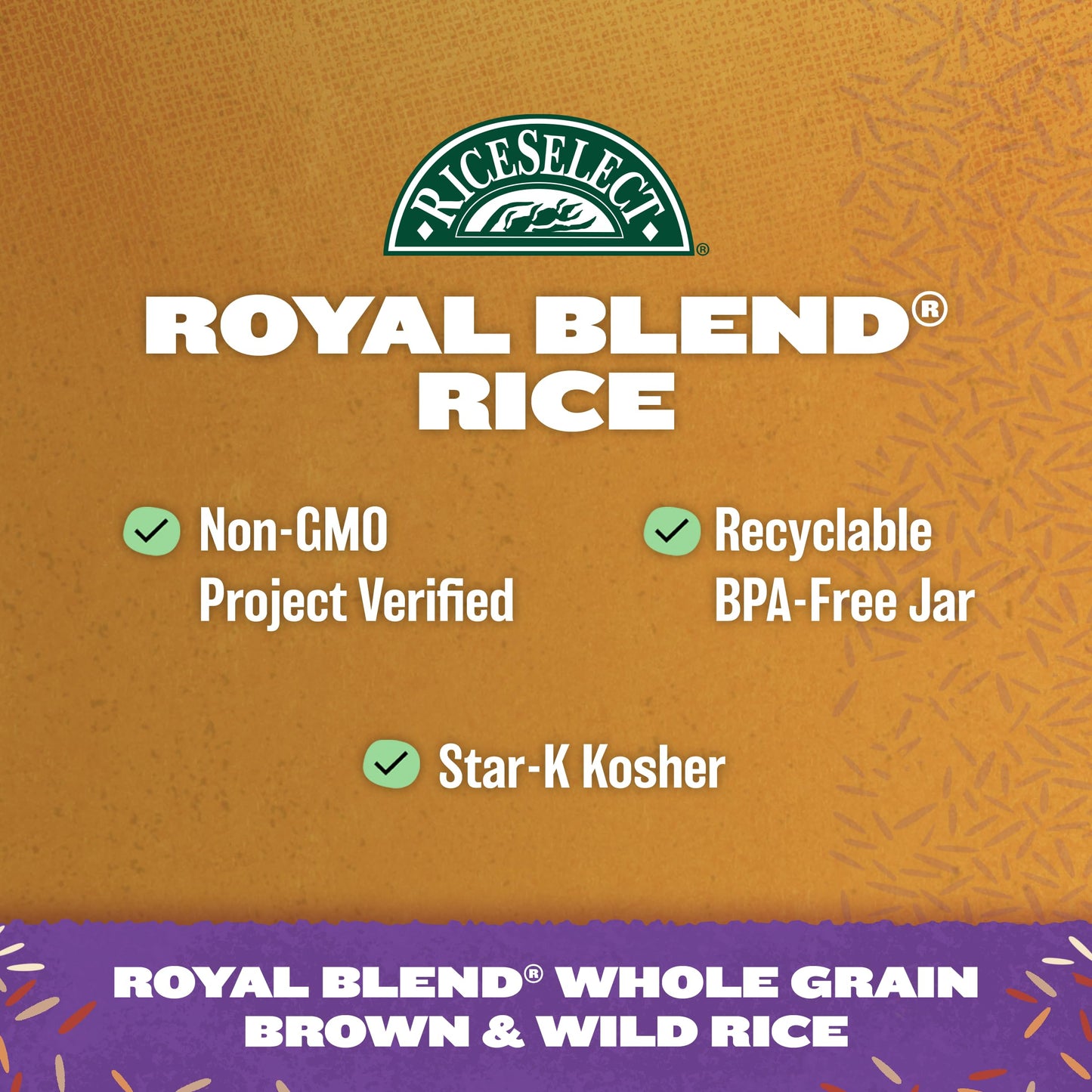 Product image of RiceSelect Texmati Brown and Wild Rice Royal Blend 28 oz 28 oz Pack of 1