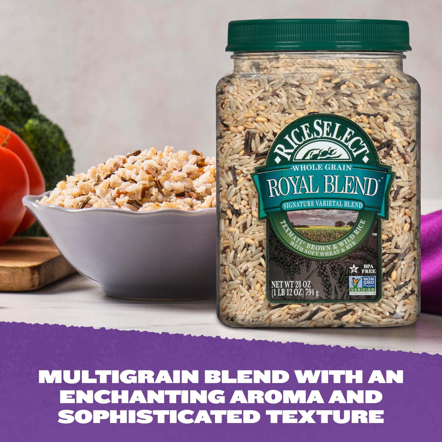 Product image of RiceSelect Texmati Brown and Wild Rice Royal Blend 28 oz 28 oz Pack of 1