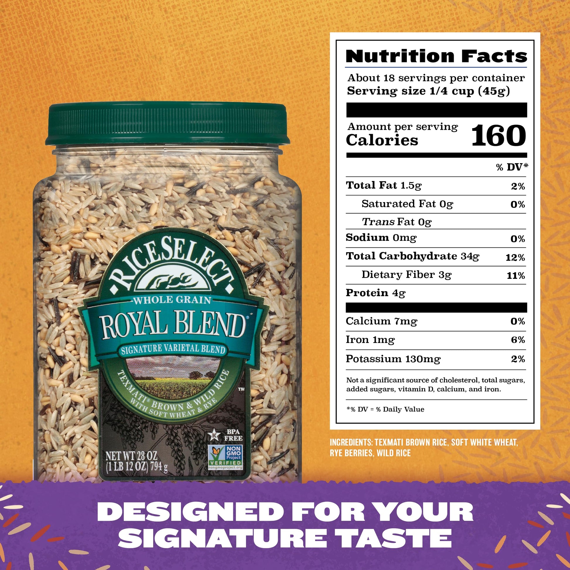 Product image of RiceSelect Texmati Brown and Wild Rice Royal Blend 28 oz 28 oz Pack of 1