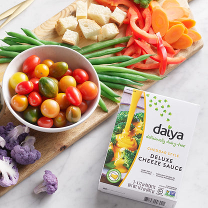 Product image of Daiya Alfredo Style Cheeze Sauce Vegan Dairy Free Gluten Free Soy Free Creamy Veggie Box Contains 3 Packets