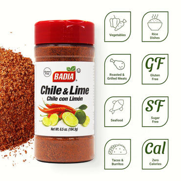 Product image of Badia Chile and Lime Seasoning 6.5 oz 6.5 oz