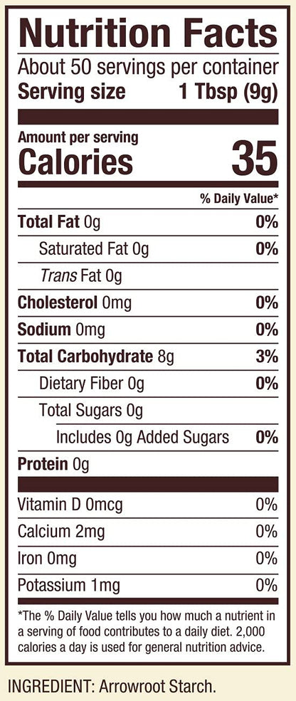 Product image of Bob's Red Mill Arrowroot Starch Non GMO Vegan Paleo Friendly Kosher 16 oz 16 oz Pack of 4