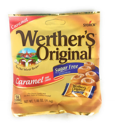 Product image of Werther's Original Hard Candies Sugar Free Caramel 1.46 oz 1.46 oz Pack of 3