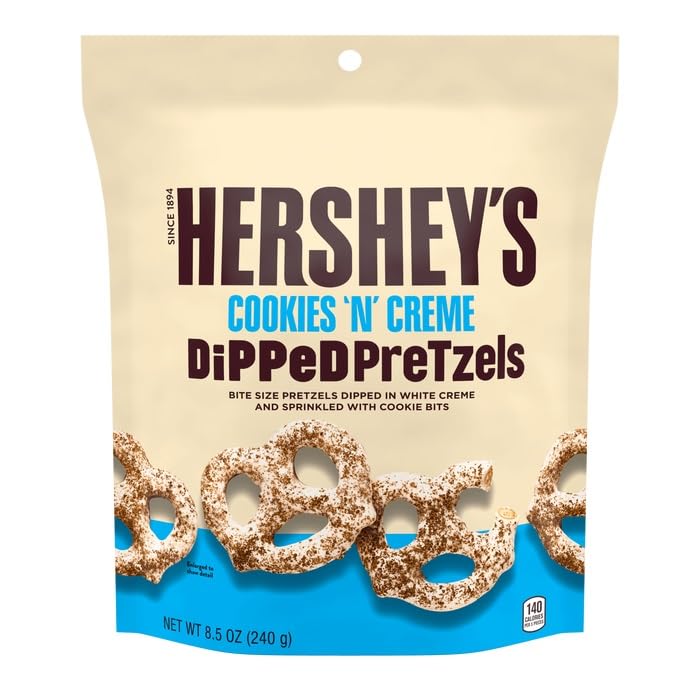 Product image of HERSHEY'S Chocolate Candy Cookie and Cream Pretzel 8.5 oz 8.5 oz