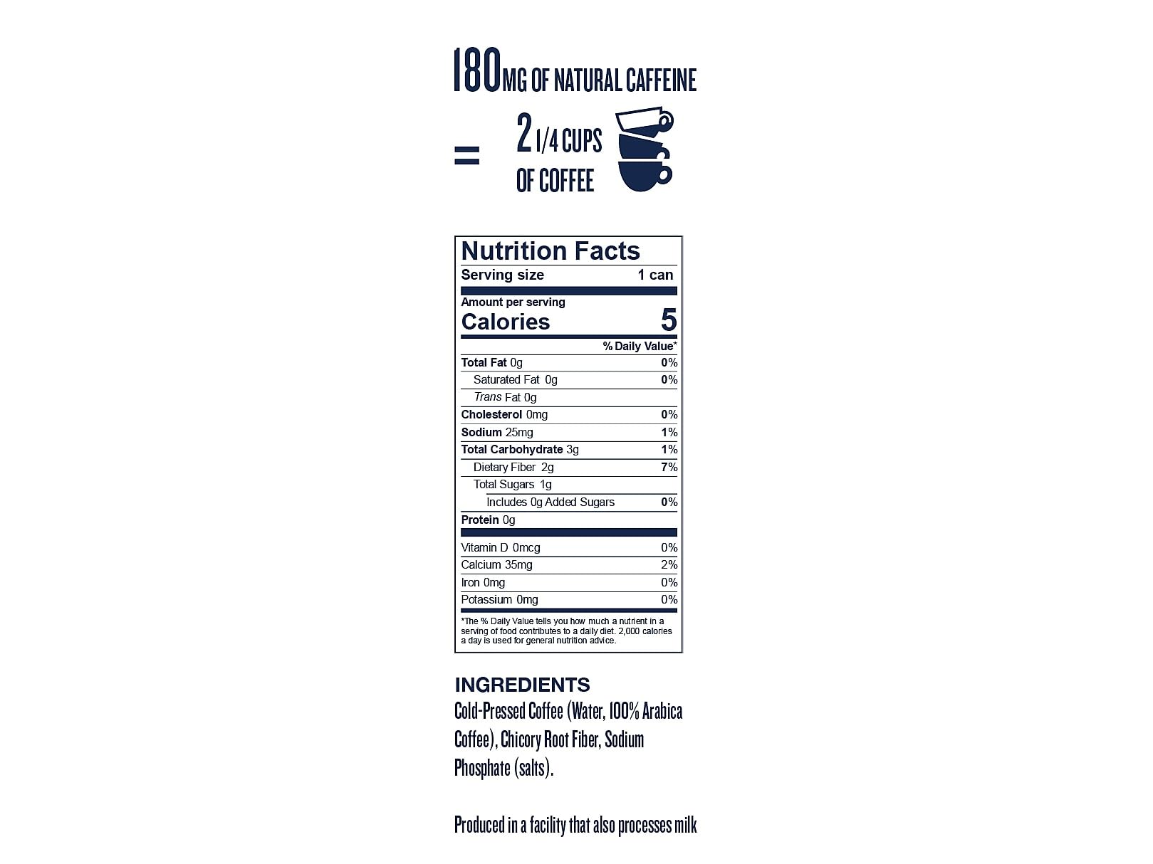 Product image of La Colombe Brazilian Cold Brew Coffee Single-Origin 100% Arabica Cold Pressed Espresso Double-Filtered Bold